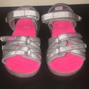 Teva Kids Girls Metallic Sandals